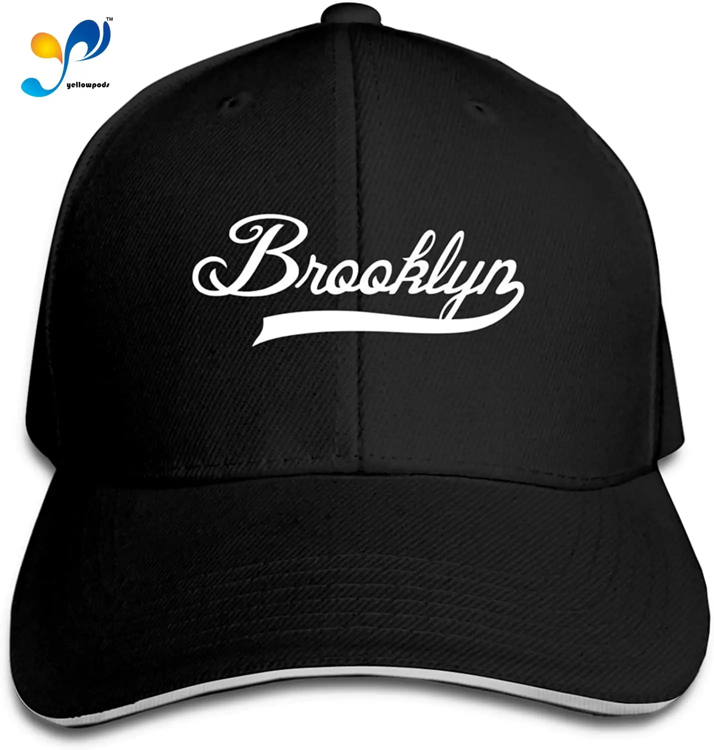 

Brooklyn Sandwich Hat Printed Baseball Cap Headgear Unisex Casquette