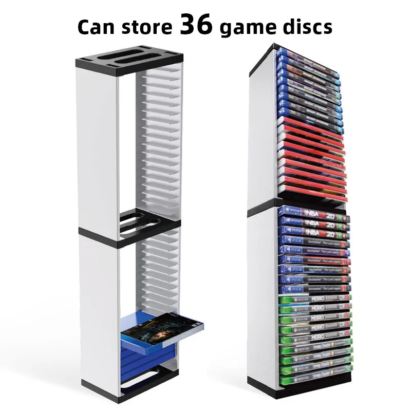 DATA FROG вертикальная подставка для игровых дисков PS4/PS5 24/36 шт. |
