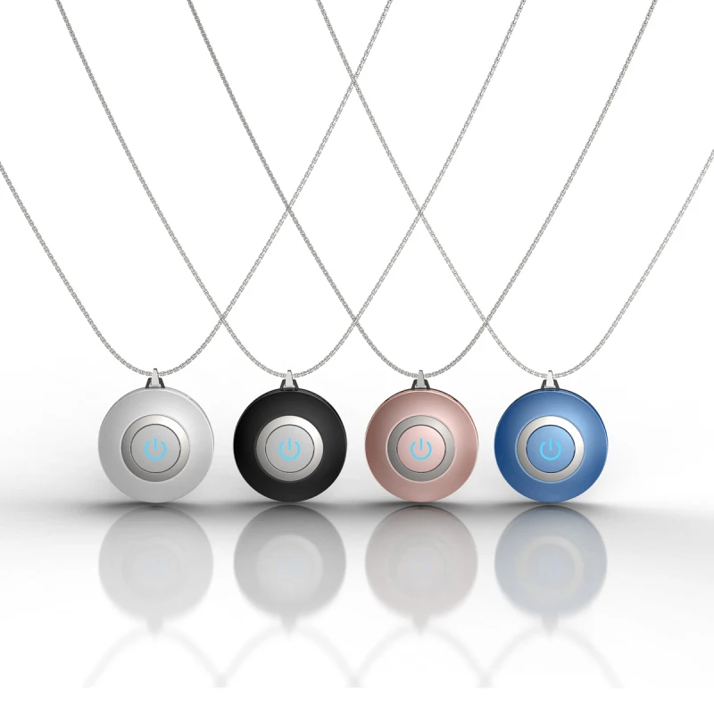 

1Pcs Portable Wearable Air Purifier Personal Mini Air Necklace Negative Ion Air Freshener No Radiation Low Noise For Adults Kids