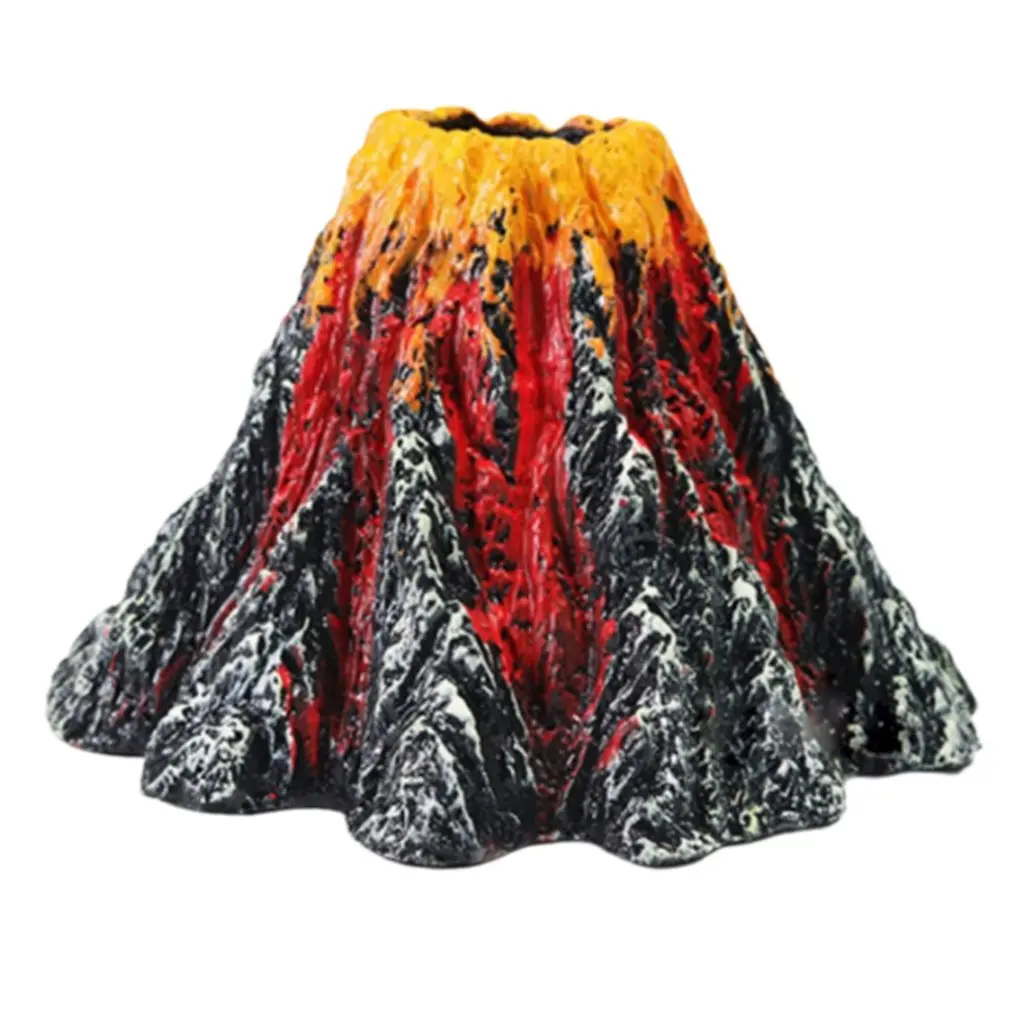 Аквариумный орнамент ландшафтный камень вулкан аквариумные принадлежности