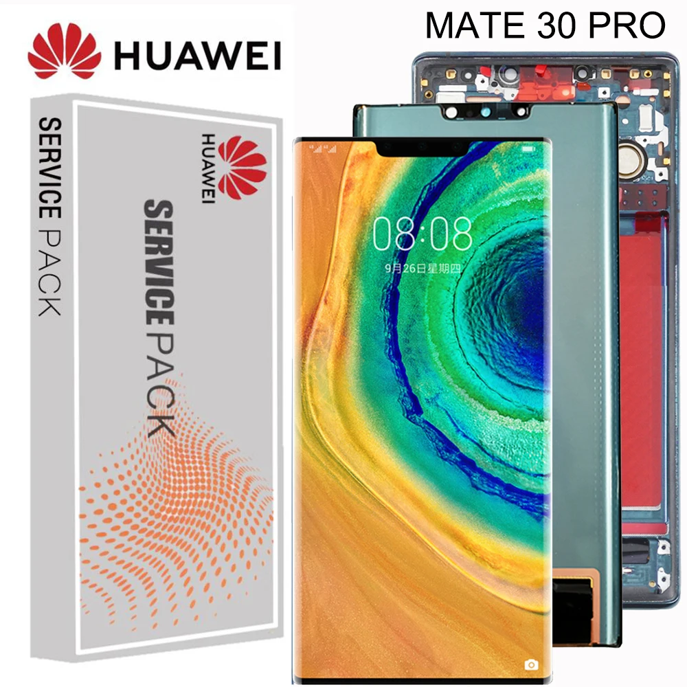 

Original Super AMOLED for Huawei Mate 30 Pro LCD Display Touch Screen Digitizer Assembly Repair For mate 30 pro LIO-L09 L29 LCD