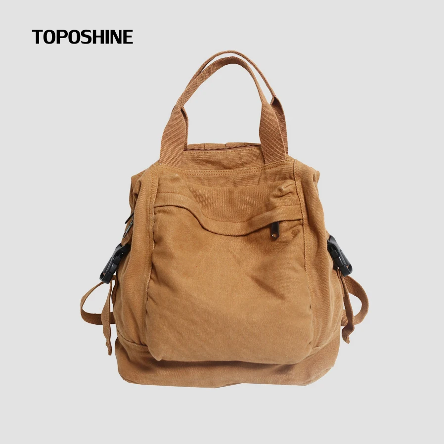 Холщовые рюкзаки с водой женские школьные ранцы для девочек-подростков прочный