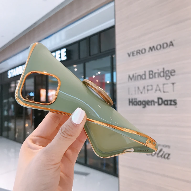 Чехол для телефона с гальваническим покрытием OPPO Reno 2 3 4 Pro Z 10X Realme 5 6 5i 6i K1 K3 K5 C1 C3 X50