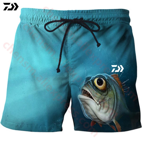 

Drop Shipping S-6XL Daiwa Big Size Men Fishing Short Pant Summer Outdoor Hiking Climbing Sports Pants Fishing Clothing Trousers