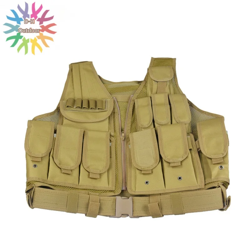 

Tactical Vest Military Combat Armor Vests Mens Tactical Hunting Vest Army Adjustable Armor Outdoor CS Training Vest Airsoft