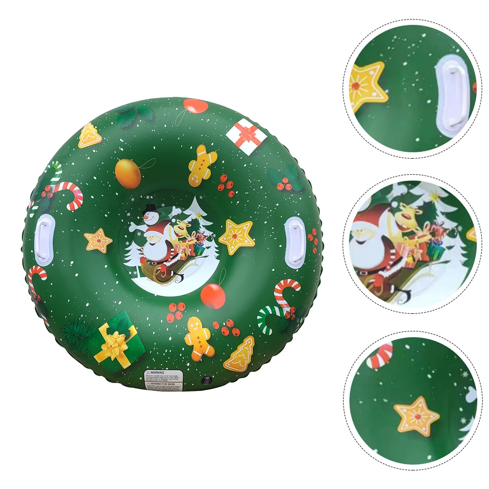 

1Pc Xmas Adorable Pattern Design Snow Tube for Kids Winter Outdoor Plaything