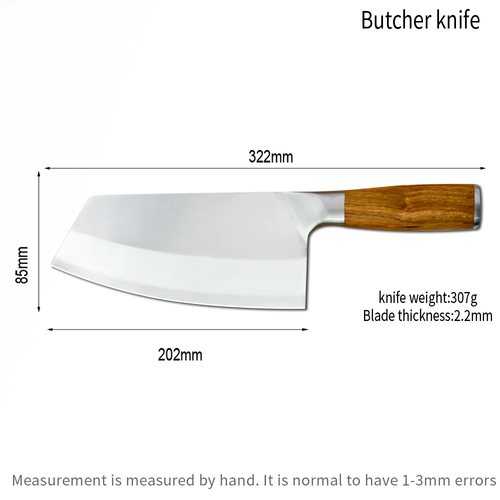 Китайский кухонный нож мясника сербский шеф-повар столовые приборы для нарезки