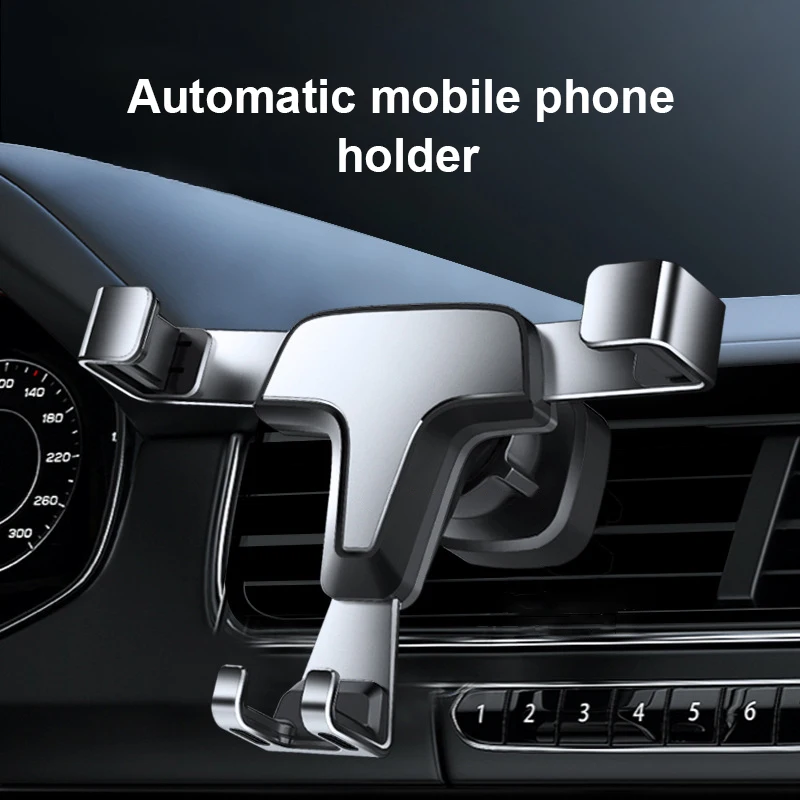 

Gravity Car Holder Stand Car Air Vent Clip Mount GPS Support Bracket for iPhone 12 11 XS X XR Universal 4-6inch Phone Accessory