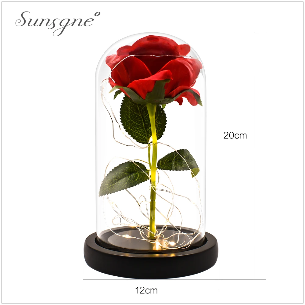 Фестиваль сувенир подарки Роза цветок красный цвет Шелковая искусственная с