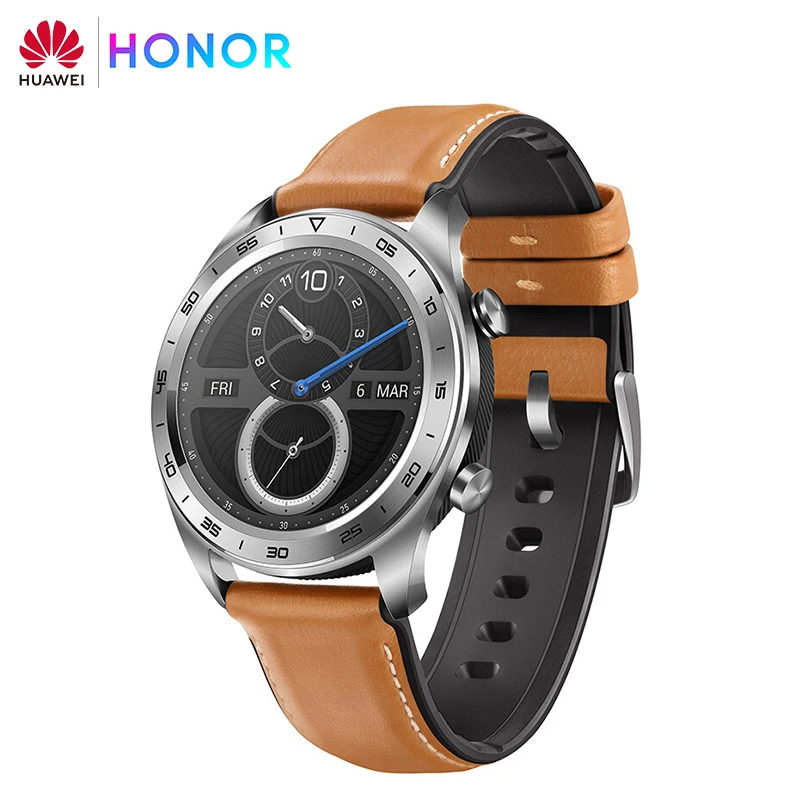 Huawei Honor Watch Magic умные часы NFC gps 5ATM водонепроницаемый трекер сердечного ритма трекер сна работа 7 дней напоминание о сообщениях