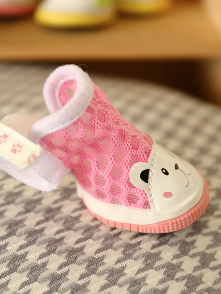 Милые летние сетчатые сапоги с медвежонком для собак весеннее домашнее животное