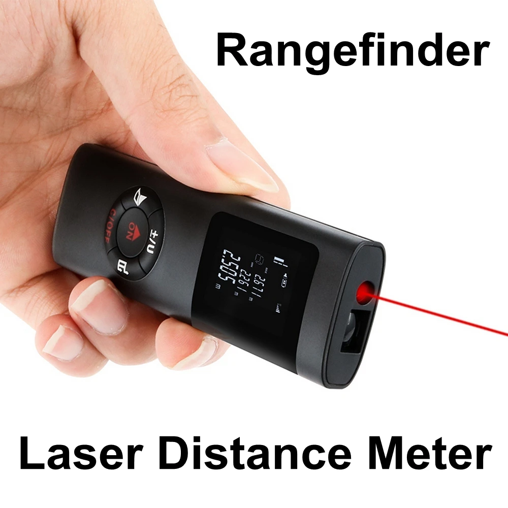 Лазерный дальномер 40 м USB зарядки IP54 Smart Digital диапазон Портативный ручной мини
