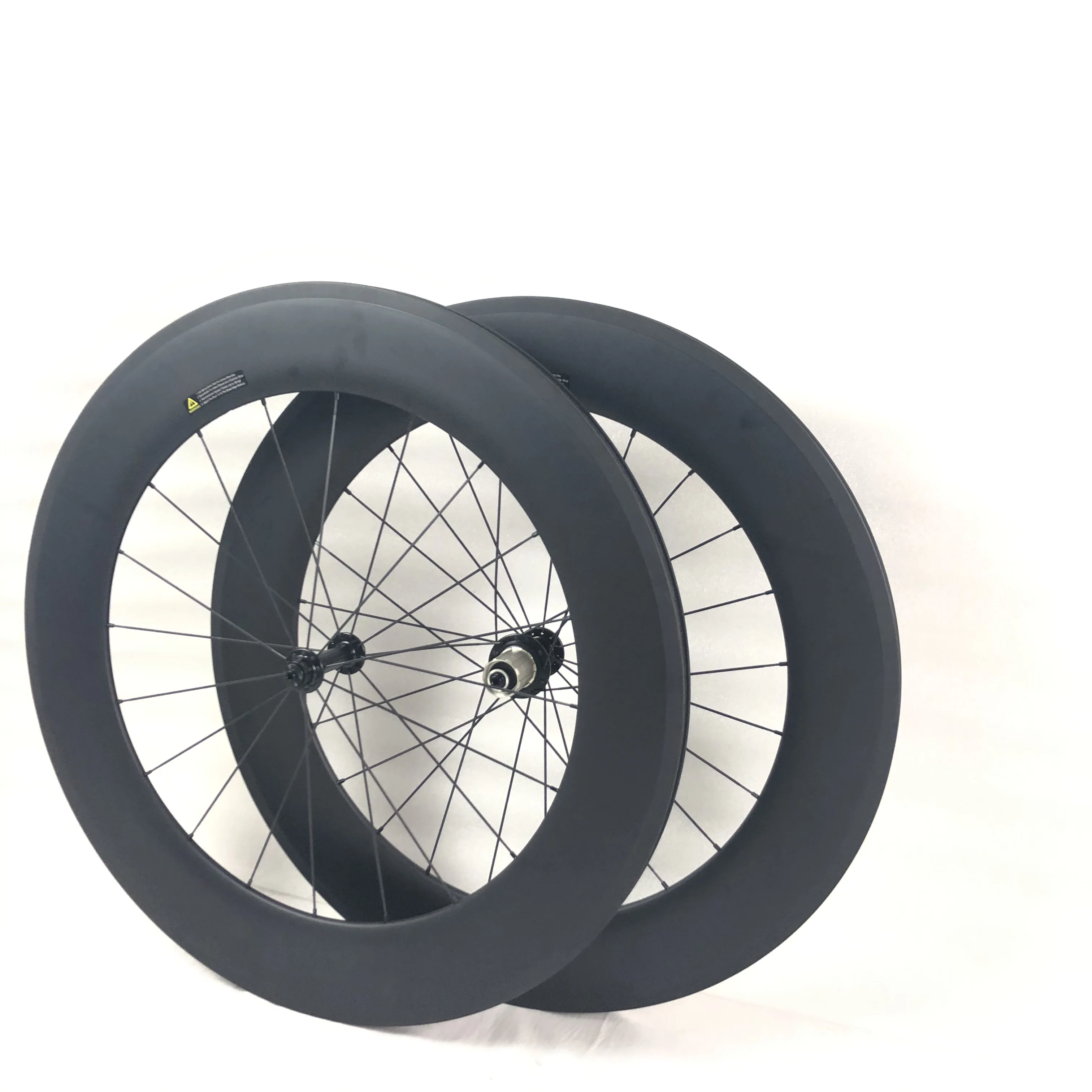 700C Clincher Дорожные велосипедные колеса карбоновый обод 88 мм с Powerway R13 Hub карбоновые