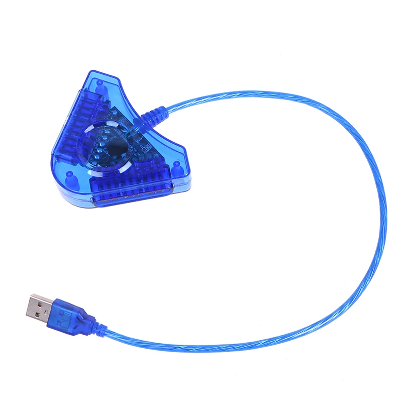 1 шт. игровой USB двойной плеер конвертер адаптер кабель для PS2 Playstation контроллер CD