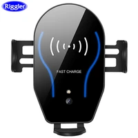 silent intelligent induct car wireless charger holder for huawei mate30pro p30 pro iphone11 xs xr 10w fast charge mount