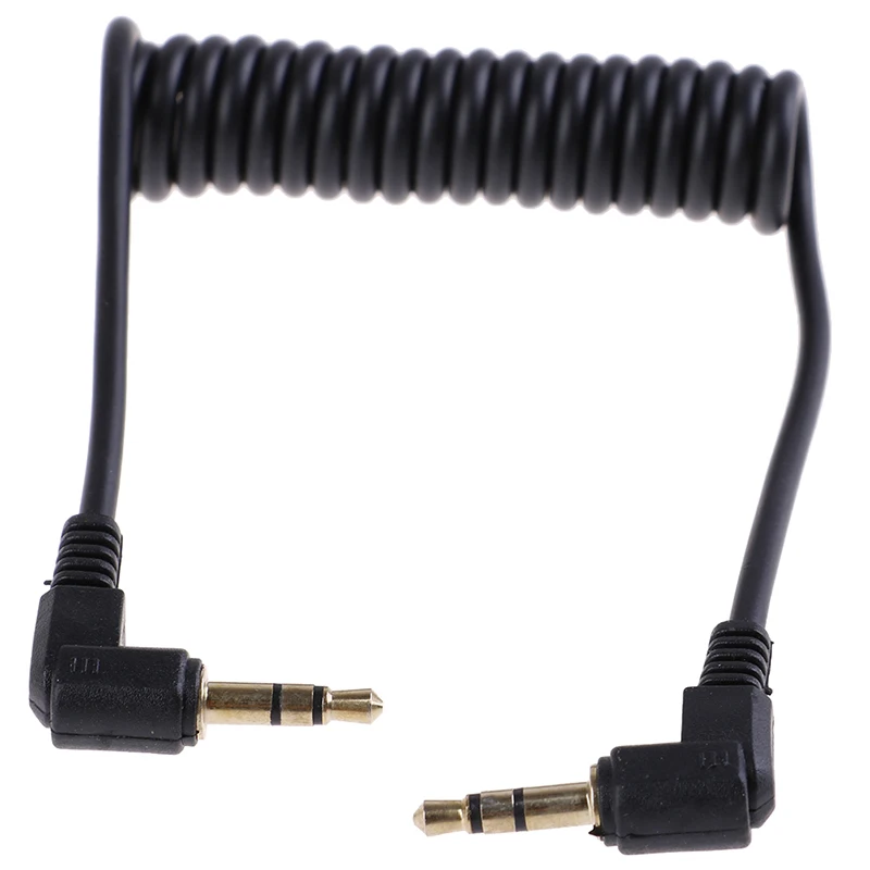 

Coiled Audio Cable Jack Right Angle 90 Degree 3.5mm Aux M/ M Cable For Mobile Car Line MP4 Player AUX Cord Cable 1PCS 3.5 mm
