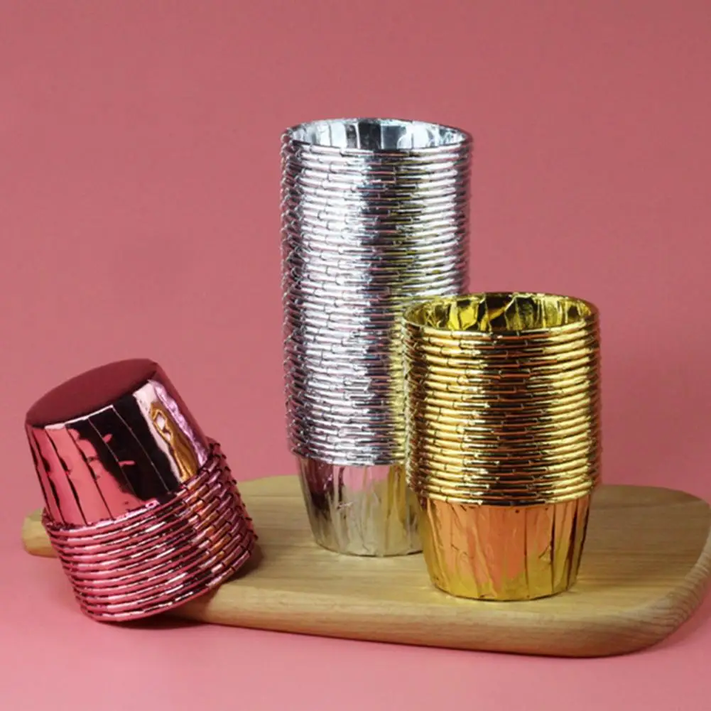 50 шт. Бумажные Формочки Для Маффинов устойчивые к высоким температурам - купить