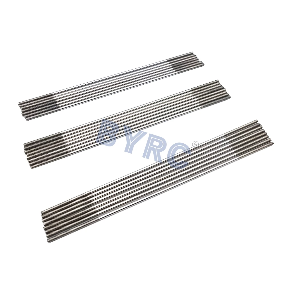10PCS M3 Stainless Steel Threaded Tie Push Rods Servo Linkage Dia 3mm L 25mm~200mm Shaft Pull for RC Model Car Boat | Игрушки и хобби