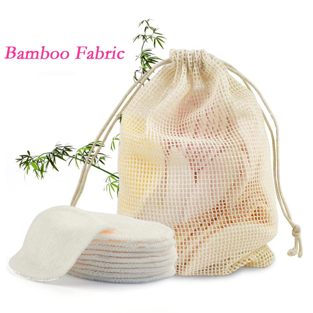 Средство для снятия макияжа бамбуковые салфетки многоразовые очищающие