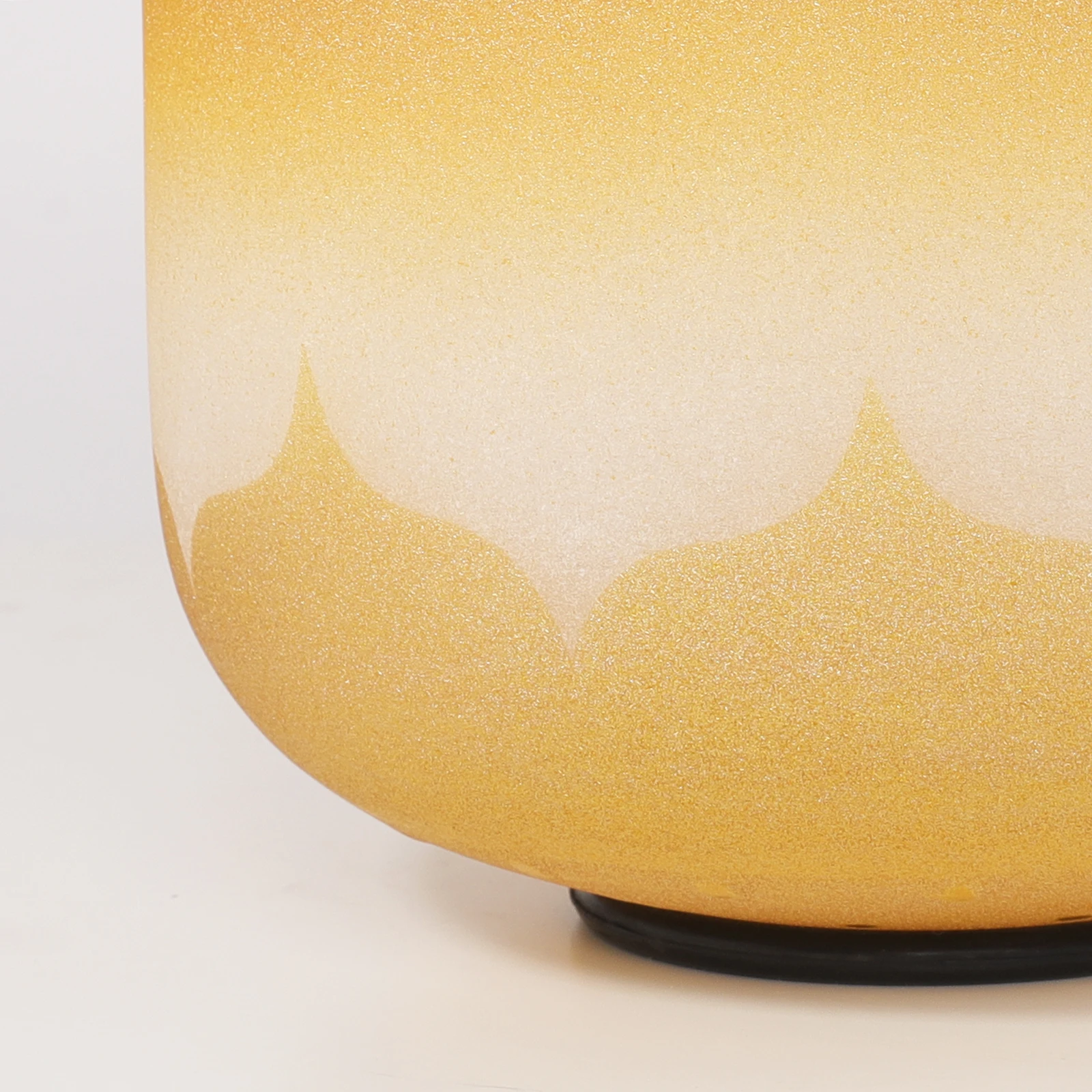 CVNC 8 дюймов лотоса Золотой матовая миска энергия чакры Кварцевый Поющая чаша