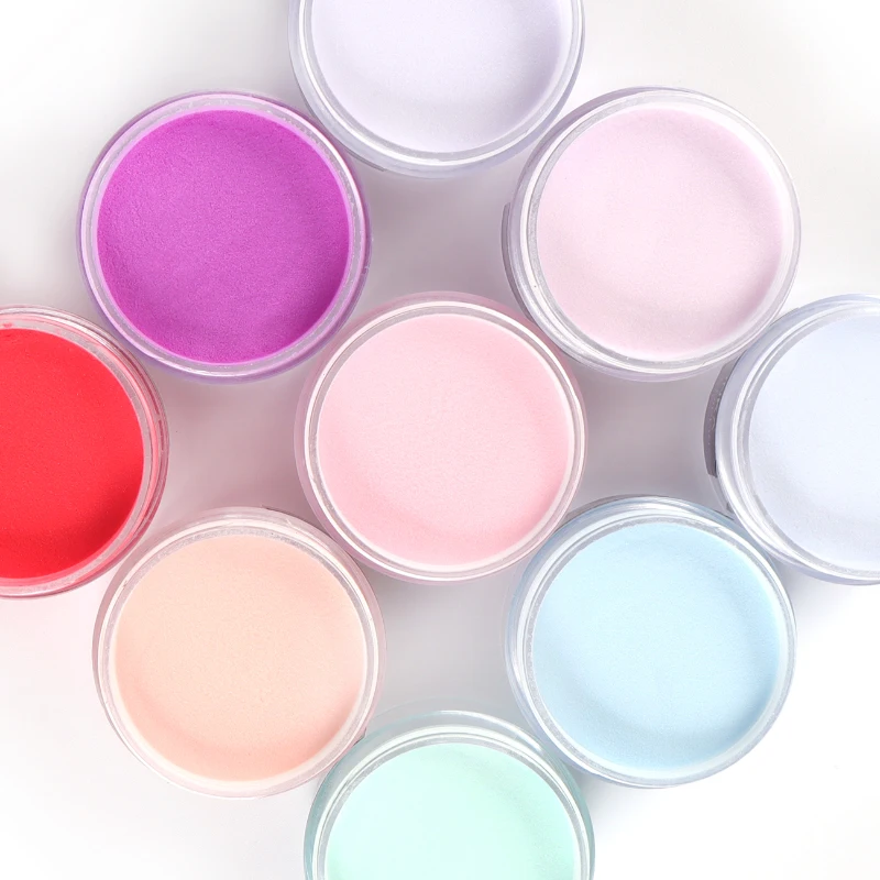 

RIKONKA 9Box/Set Acrylic Powder Pink Blue Mix Color Series For Nails Extension Engrav 3D Pattern Supplies Pro Decor Pigment Kit