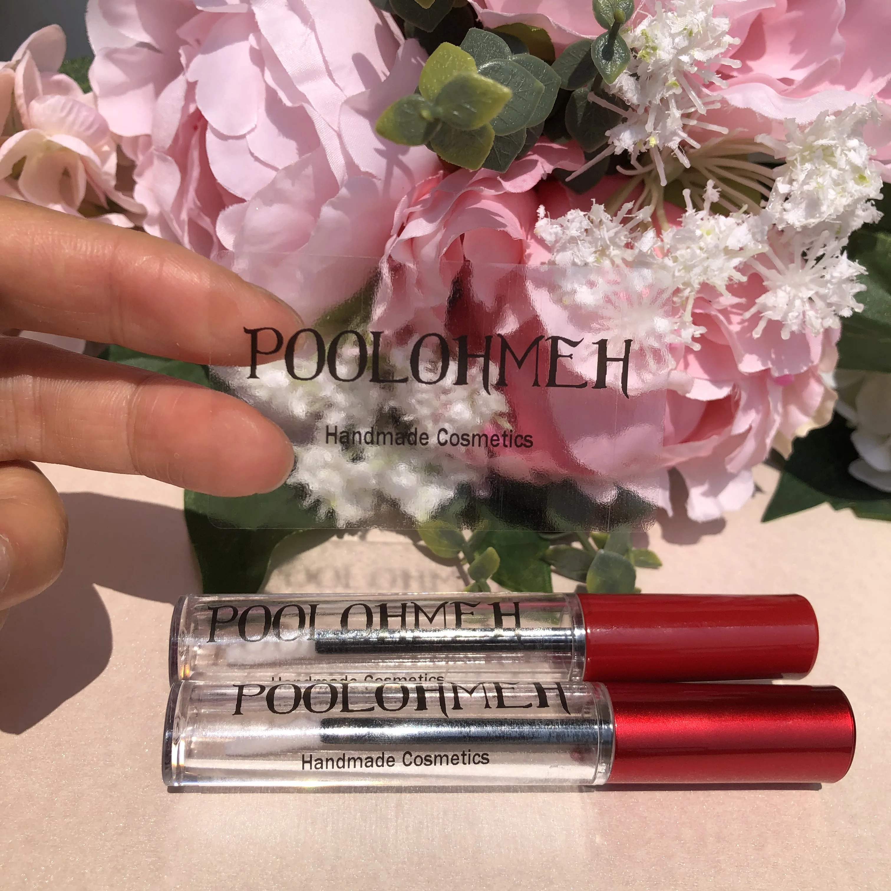 

Personalized lip gloss stickers custom lipgloss label 60pieces 45*25mm ( Tube not included)