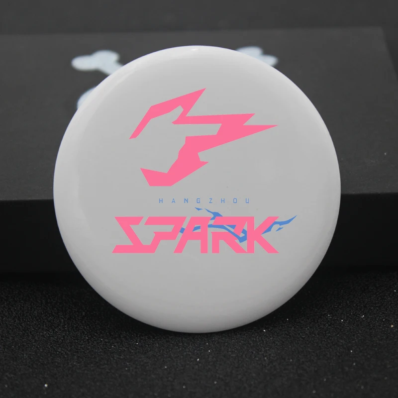 Game Overwatch Шанхай дракон Hangzhou Spark Киберспорт Значок команды Круглый брошь с