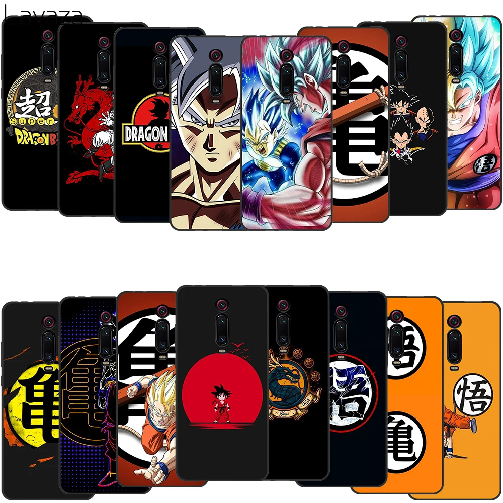 Мягкий чехол с логотипом Dragon Ball Z Super Goku для Xiaomi A3 9T Pro CC9E Mix 2S MAX3 Redmi 7A K20 Note8 |