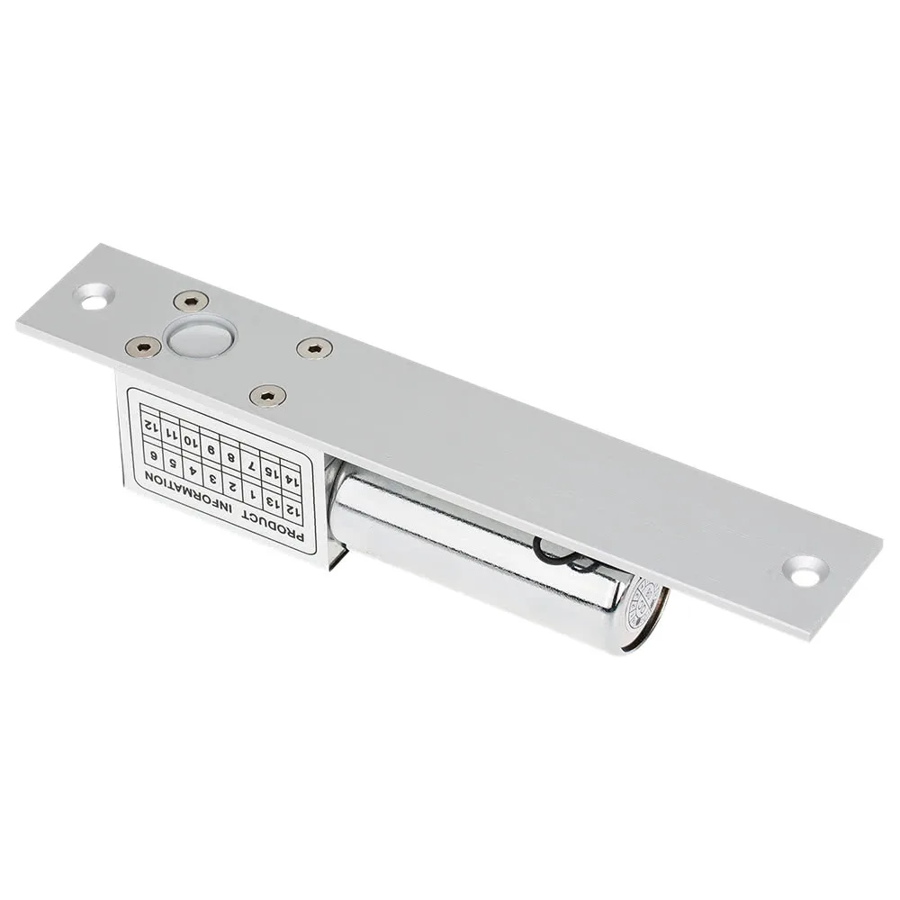 electric drop bolt lock fail secure nc 12v for door entry access control system free global shipping