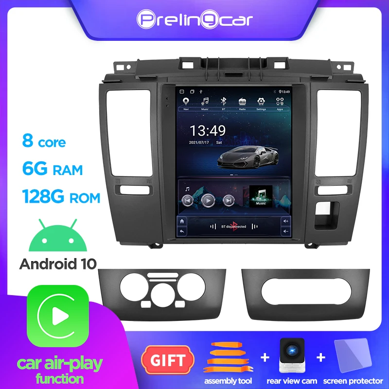 

For Nissan Tiida 2004-2010 For Tesla Style Vertical Screen Android 10 Car Radio Multimedia Video Player Navigation GPS NO DVD