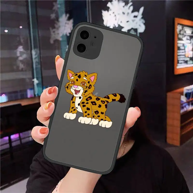 

Funny alien cute space cartoon Phone Case Matte Transparent for iPhone 11 12 7 8 s mini pro X XS XR MAX Plus coque