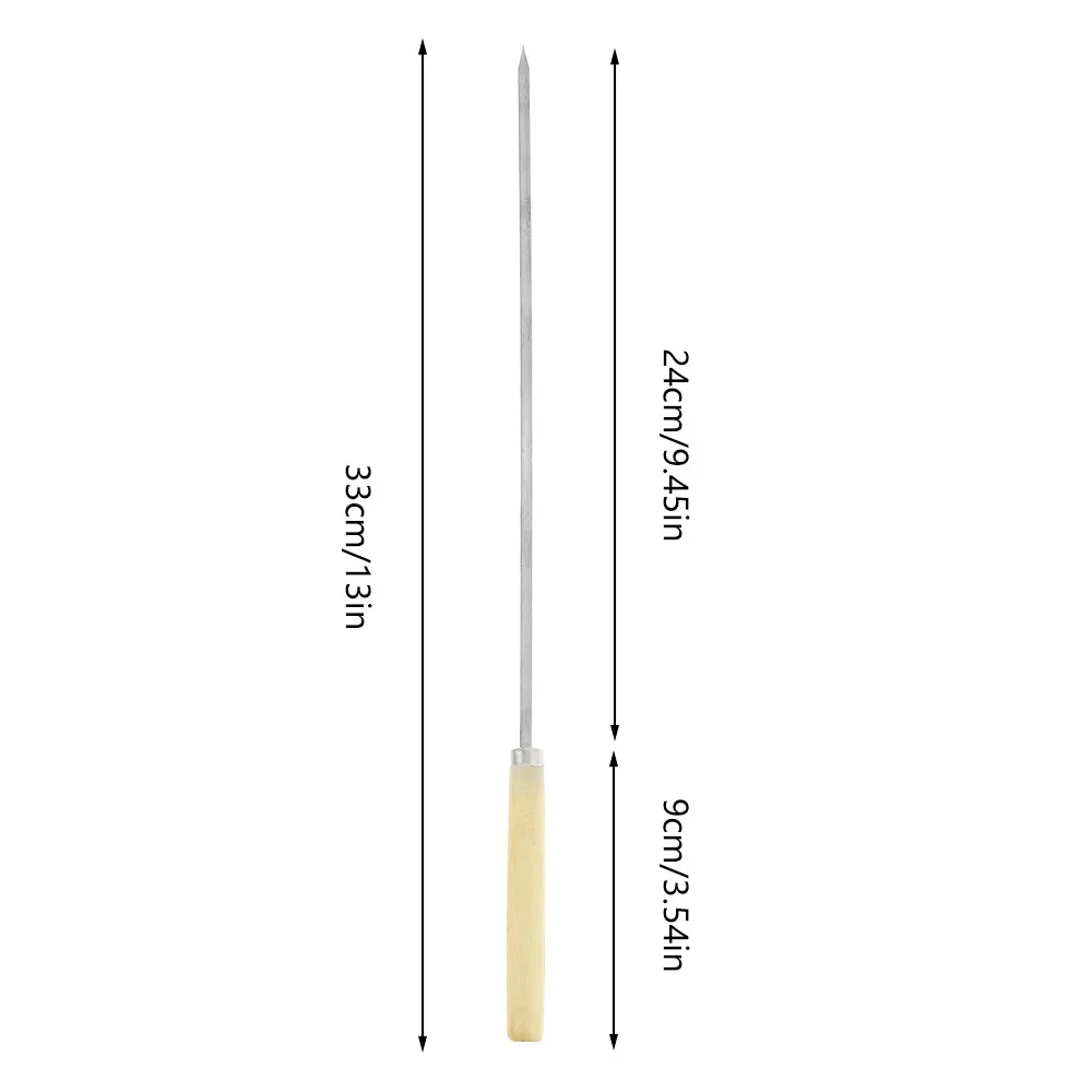 

20 Pcs BBQ Skewers Stainless Steel Barbecue Needle Kebab Stick Home Kitchen Accessories Tools Bbq Utensil Set Reusable