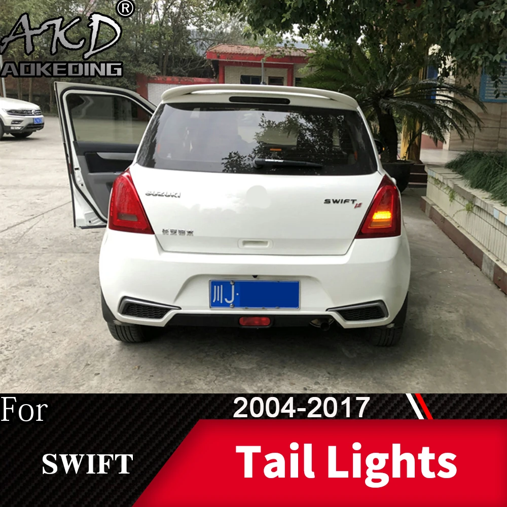 

For Car Suzuki Swift Tail Lamp 2004-2017 LED Fog Lights Day Running Light DRL Tuning Car Accessories Swift Tail Lights