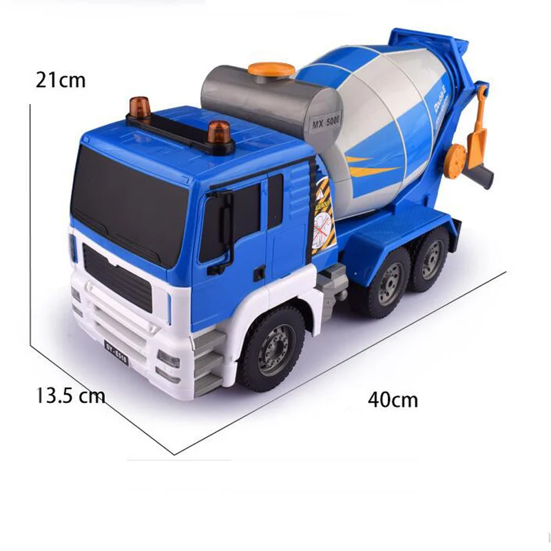 

2.4G Remote Control Engineering Vehicle 1:20 Cement Concrete Mixer Truck Children Charging Electric Truck Toy Children's Gift