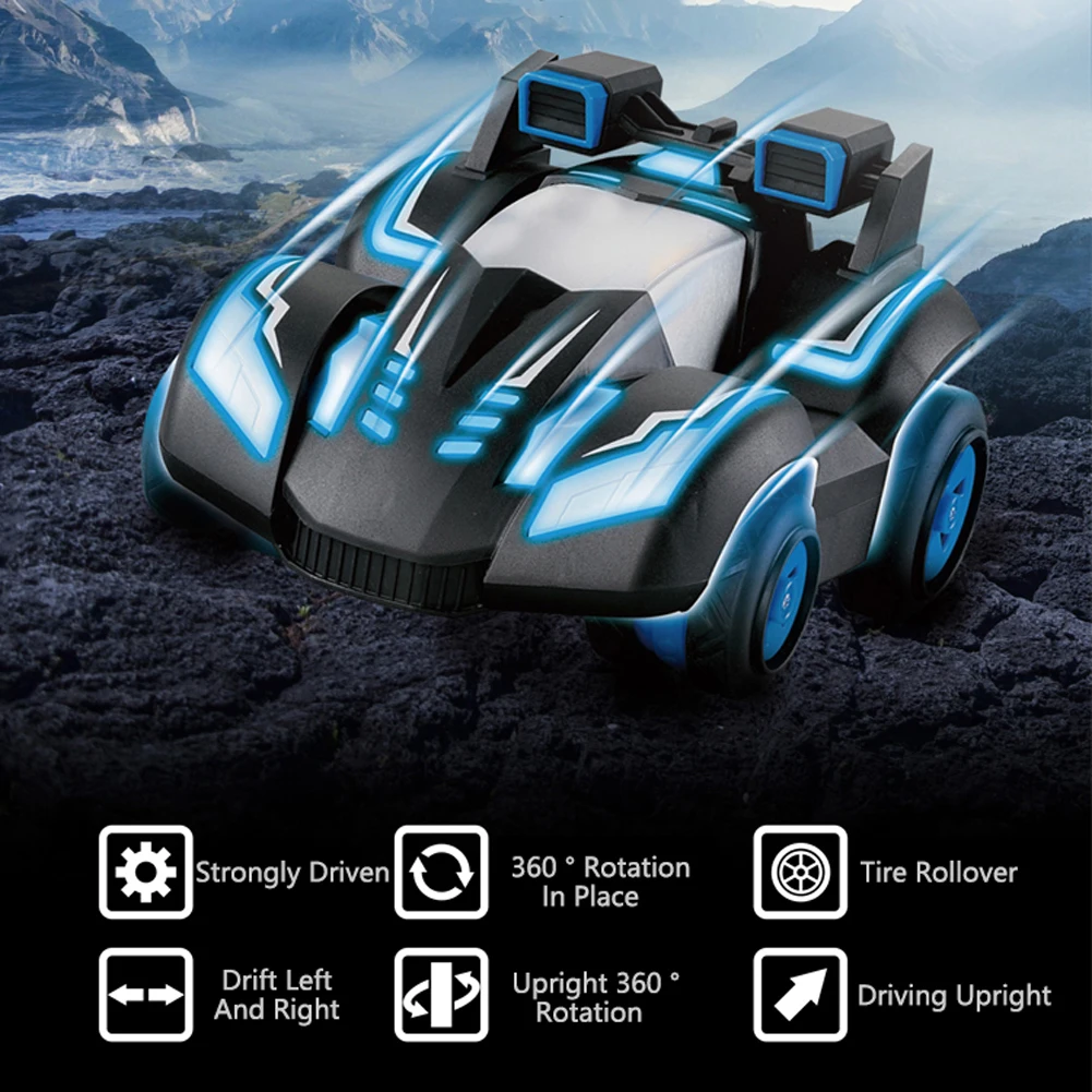 Радиоуправляемая игрушечная машинка 2 4G трюки дрифт плавающий автомобиль с