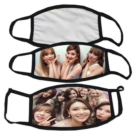 Бесплатная доставка 20 шт./лот новая стильная двухслойная сублимационная маска