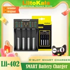 Подлинное  оригинальное зарядное устройство Liitokala Lii-402 18650, зарядка 18650 1,2 В 3,7 В 3,2 В AA  AAA 26650 10440 16340 NiMH Литий