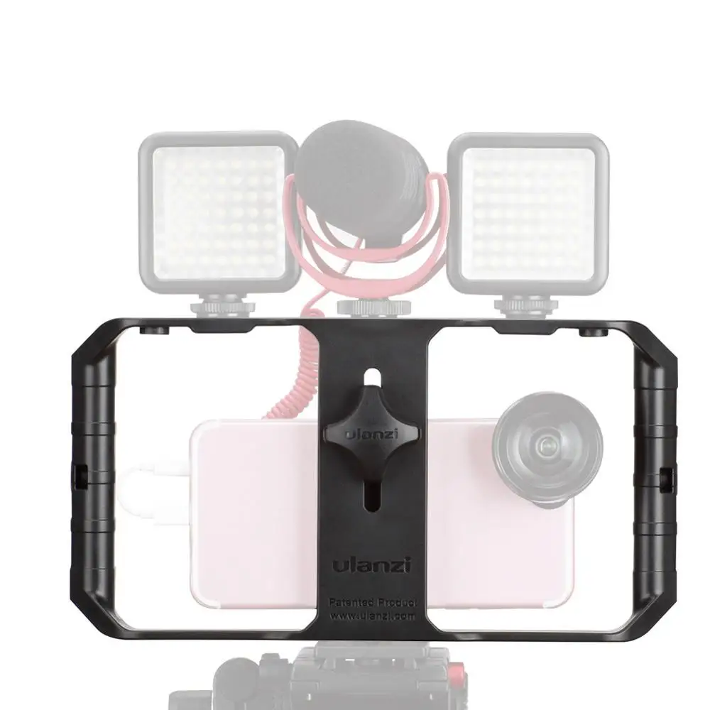 Ulanzi смартфон видео Rig 3 крепление для горячего башмака Filmmaking чехол стабилизатор