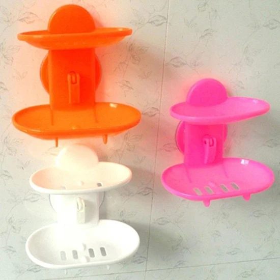 Ванная комната двухслойная сильная присоска мыльница слив держатель тарелка