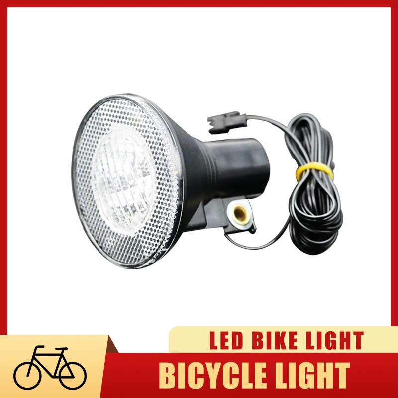 

36V E Bike 7 LED Headlight EBike Super Bright Front Light Electric Scooter Motorcycle Front Lamp Electric Bicycle Night Lights