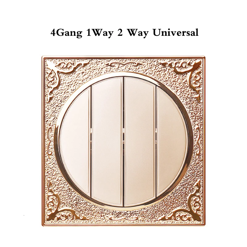Континентальный резной 86 стены отель дома мощность круглый переключатель