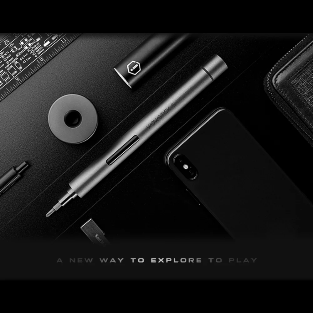 Wowstick 1F Pro + 56 бит Электрическая Отвертка прецизионная миниатюрная Аккумуляторная