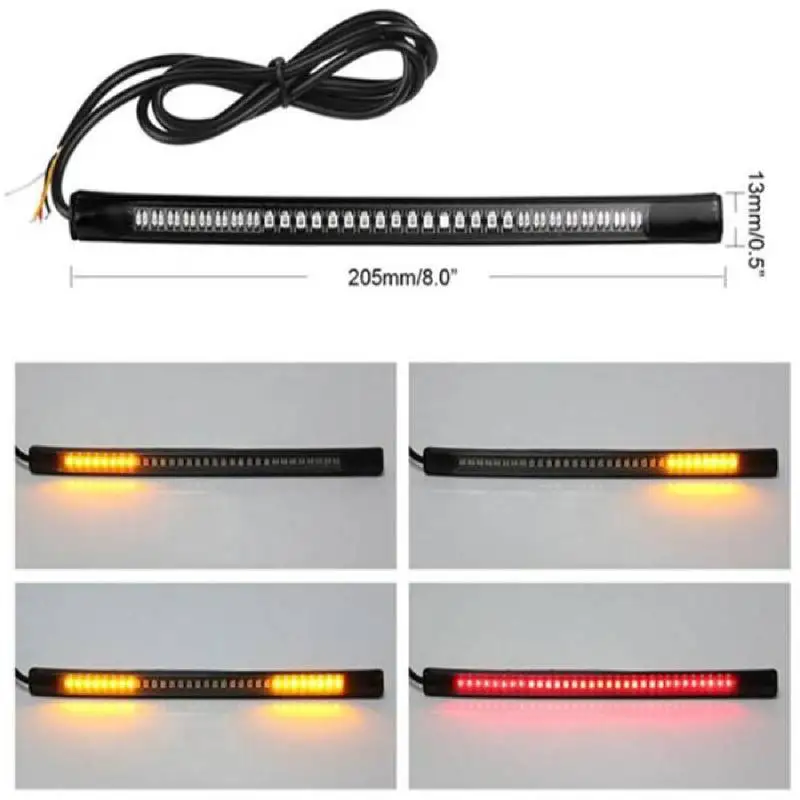 32 светодиодный гибкий двойной цвет желтый красный светильник лента для