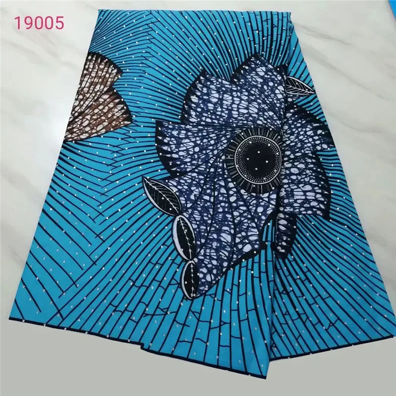 Африканская ткань с принтом Java 100% хлопок 6 ярдов P-3935 хит продаж 2019 | Дом и сад