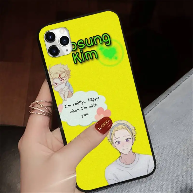 

Yoosung Mystic Messenger anime luxury design cover Phone Case for iPhone 11 12 pro XS MAX 8 7 6 6S Plus X 5S SE 2020 XR