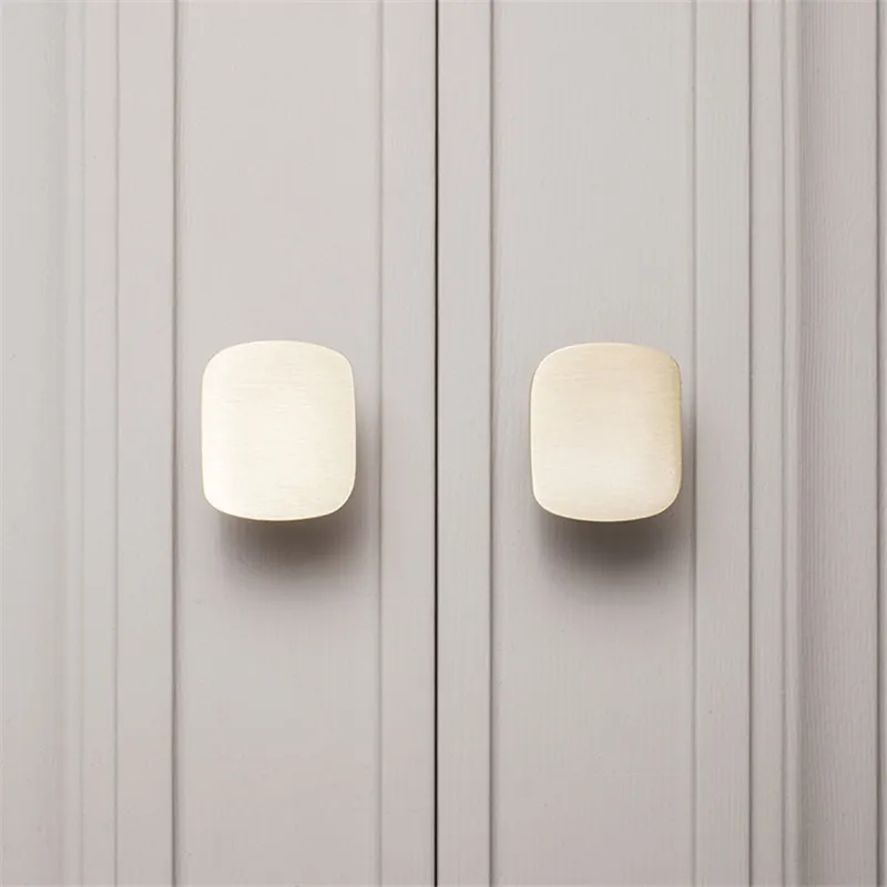 Светильник роскошная квадратная латунная ручка ручной работы для выдвижного