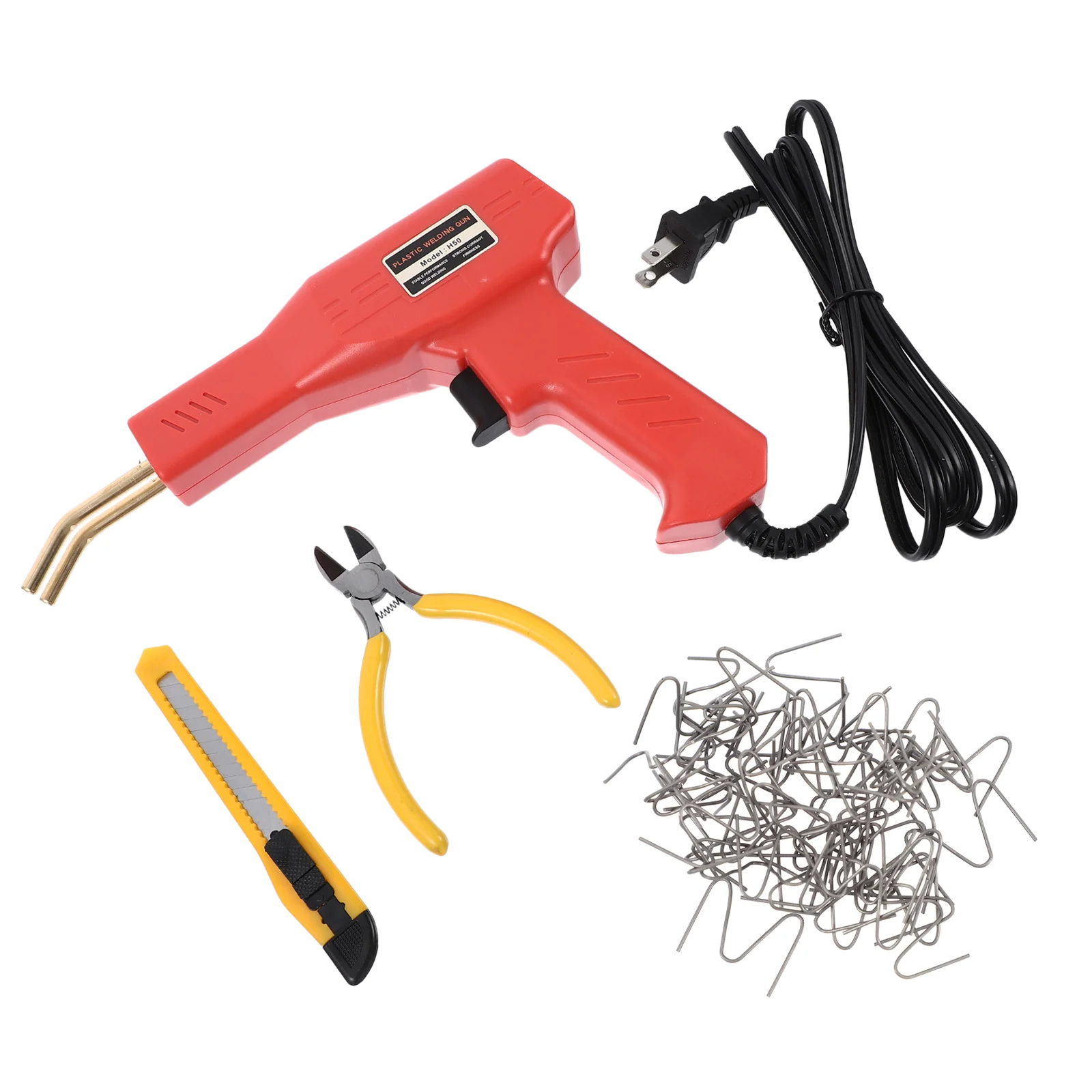 

1 Set Plastic Welder Hot Staplers Machine Car Bumper Repair Welder (US Plug)