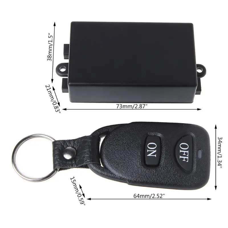 

AC220V Single Way Light Switch Relay Output Receiver Module with Wireless Remote Control 433MHZ Frequency Transmitter