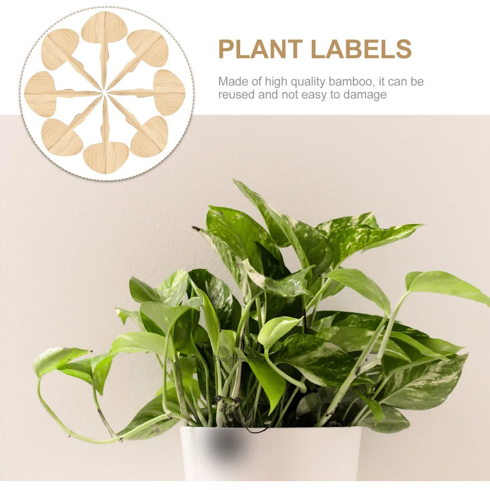 

30pcs Plant Marking Bamboo Labels Flower Marking Tags Bamboo Garden Tags