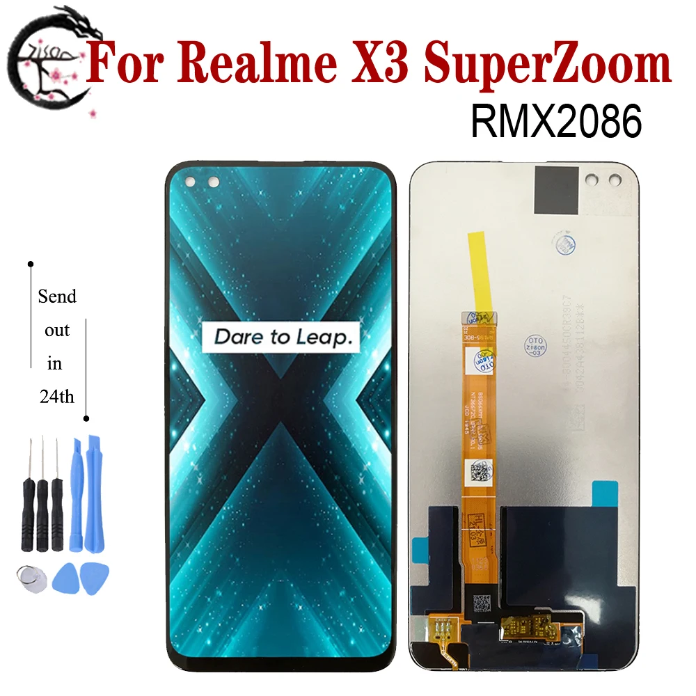 6,6-дюймовый ЖК-дисплей для Realme X3 SuperZoom RMX2086 Дисплей Сенсорный дигитайзер в сборе X3 superzoom Замена модуля ЖК-дисплеев Проверено ОК